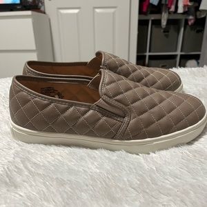 Time and tru slip on memory foam brown